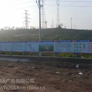 万州江南新区长江之星广告招牌灯箱发光字3D效果图CAD图设计制作