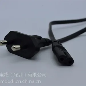 欧规品字尾 欧标梅花尾电源线 欧规两插8字尾电源线 欧式八字尾插头线
