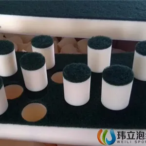 东莞厂家供应地暖管道清洗海绵柱 管道海绵射弹