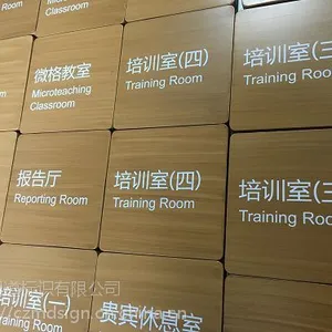 木纹漆门牌 木纹漆科室牌