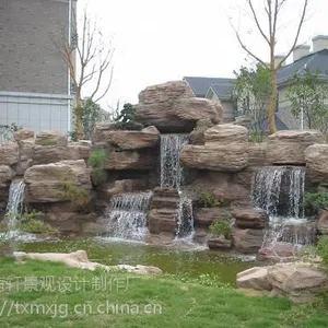 自制水泥假山盆景_河北自制水泥假山_萌轩景观
