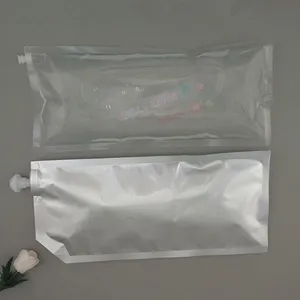 注水式墨水袋厂家定制 挂扣式带嘴抗腐蚀工业铝箔袋 枕形墨汁袋 免费设计