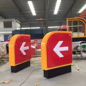 加油站灯箱进出口灯箱牌广告牌指示牌导示牌 加油站出入口灯箱