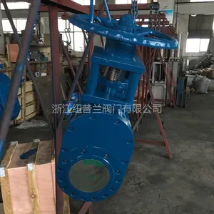 手动陶瓷双闸板阀WZ44TC-10C耐磨出料阀进料阀