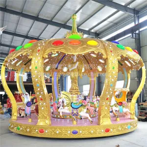 郑州神童游乐26座皇冠战马 景观式游乐设备 吸金利器