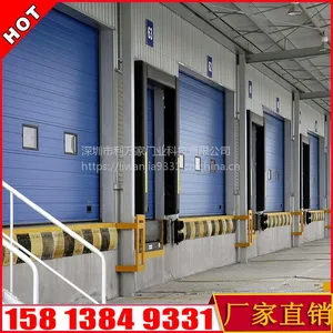 专业定制消防红滑升门4S店透视门机场通道抗风硬质快卷门