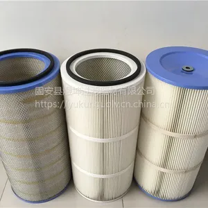 pet工业环保除尘滤芯 粉尘滤芯 覆膜滤筒 空气阻燃滤筒生产供应