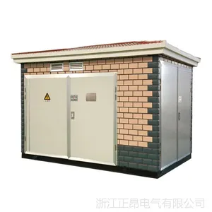非金属水泥贴磁砖箱变 非金属箱变 景观型箱变 800KVA箱变