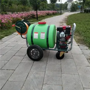 养殖场用消毒车 高压推车打药机 汽油喷药机