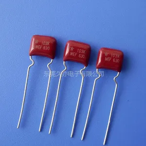 厂家直供 久亦/WB CL21电容 金属化薄膜电容器 聚酯膜 MEF103K630V 0.01uf