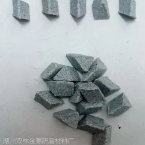 浙江湖州制造棕刚玉磨料厂家,抛光石去毛刺,抛光抛磨块哪家好