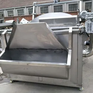 成套全自动鸡翅油炸机鱼豆腐油炸机厂家详细介绍说明英博工贸机械