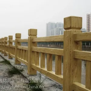 许昌混凝土仿木河堤护栏