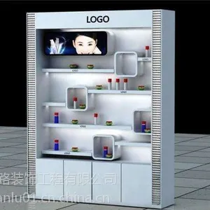 展示柜厂家 精品玻璃展柜 钛合金货架 汽车用品展示架 化妆品展柜 凡路展柜