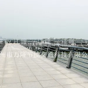 桥梁护栏不锈钢圆管护栏河道两边防护栏不锈钢栏
