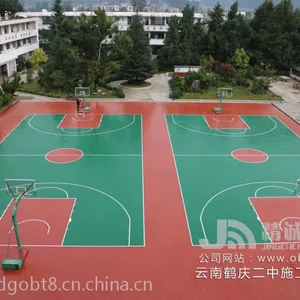 专业篮球场施工,羽毛球施工-精诚体育