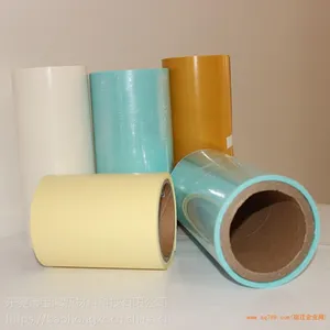 格拉辛离型纸 pet黄色离型纸140gLED芯片离型纸 单硅离型纸批发
