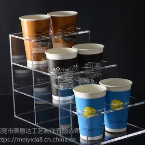 广东批量生产组装热弯成型优质 压克力饮料陈列架 亚克力制品加工