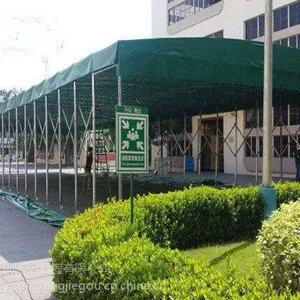 南宁帆布雨棚仓库帐篷推拉活动雨棚汽车帐篷钢结构彩棚移动式车棚大排档帐篷