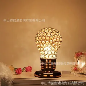 床头大灯泡台灯工厂LED水晶灯泡台灯卧室书房餐厅客厅电脑桌台灯