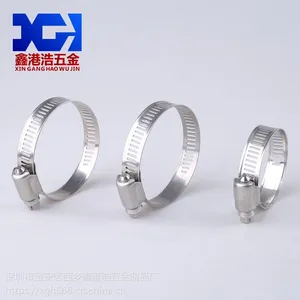 惠州喉箍厂家批发304 201不锈钢一字槽卡箍十字半钢