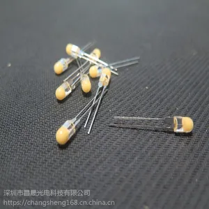 全周光LED灯珠 F5mm圆形全周光直插LED灯珠