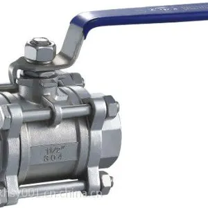 泰科球阀水工业专业阀门 泰科Q11F-64P三片式不锈钢内螺纹球阀