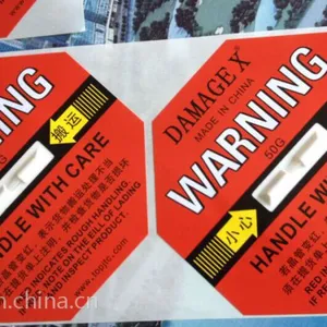 四川防震标签DAMAGE X冲击指示器重庆TILT XTR物流运输标签