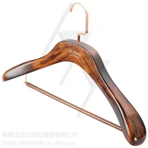 服装店用女士衣挂 豪华天然衣撑子批发
