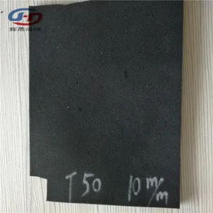 厂家直销50d高密度加硬海绵 T50黑色高弹床垫海绵片材