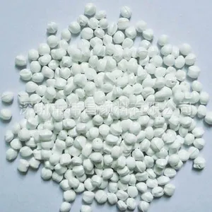 供应高浓度PE塑料吹膜奶白色种 薄膜级无晶点PE吹膜特白色母粒