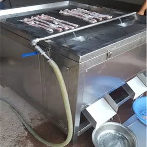 鸭肠鸡肠剖肠机厂家 鸡肠鸭肠鸡嗉子破开机 肠类切割机