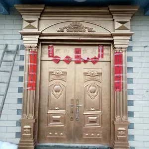 浙江福满屋专业生产锌合金非标别墅大门 入户防盗安全门 工程钢制门