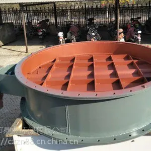 百叶窗式烟道挡板门/脱硫百叶阀厂家重诺