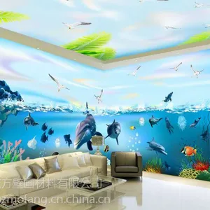 �������ӱ���ǽ�ڻ� �Ƶ�װ������PVCǽֽ ��������3d��ֽħ���ڻ�