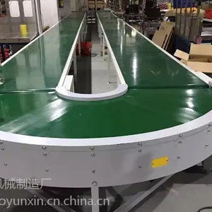 山东浩宇直销360度皮带式环形输送线
