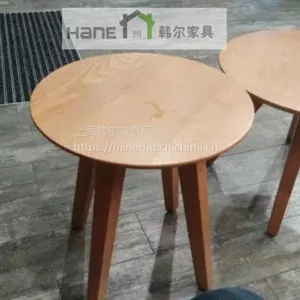 SHANGHAI-07上海咖啡店桌椅 复古咖啡馆实木桌椅定制 韩尔定制品牌
