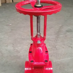 DN150 200明杆沟槽软密封闸阀Z81X 一件起批/代发 量大质优 修改