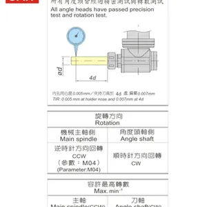 N 供应 台湾丸荣ACROW 加工中心 万向角度头刀把UAH