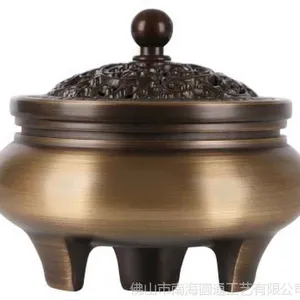 广东纯铜三足宣德炉
