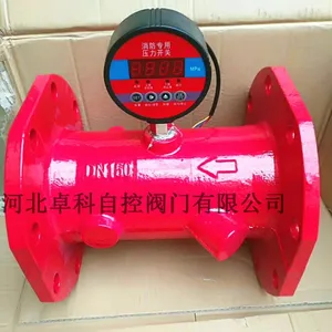 消防工程专用超声波流量计流量开关水泵液体电子式水箱电磁流量计 消防专用流量计