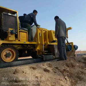 达沃定做路缘石滑模成型机DW-40沥青砂拦水带成型机厂家直销