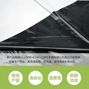 农膜 大棚膜 防寒膜 长寿防寒膜 黑膜 进口料 茂金属膜 黑白膜