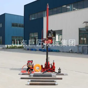 巨匠集团供货50米地质工程钻机QZ-3型轻便取样钻机8HP柴油机动力岩心钻机