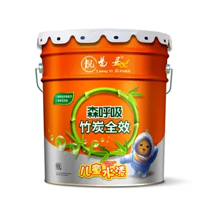 靓易居森呼吸竹炭儿童水漆净味耐刷洗抗污性强抗菌防霉
