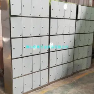 定制不锈钢更鞋柜净化车间员工更衣柜多层单双面鞋柜佛山钢柜厂家
