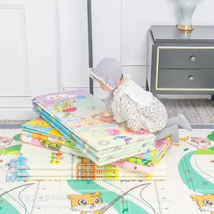 河南小孩子婴儿爬行垫儿童XPE加厚可折叠爬爬地垫客厅卧室户外野餐垫