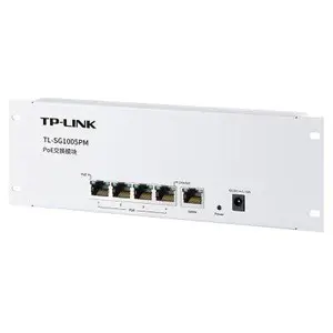TP-LINK TL-SG1005PM 5口全千兆PoE交换机57W弱电模块802.3at/af