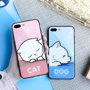 索浪达苹果手机壳iphone新款玻璃个性创意手机保护套