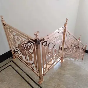 Ȫ ��������ɫ���Զ�24K��ͭ��¥�ݷ���YZ-058